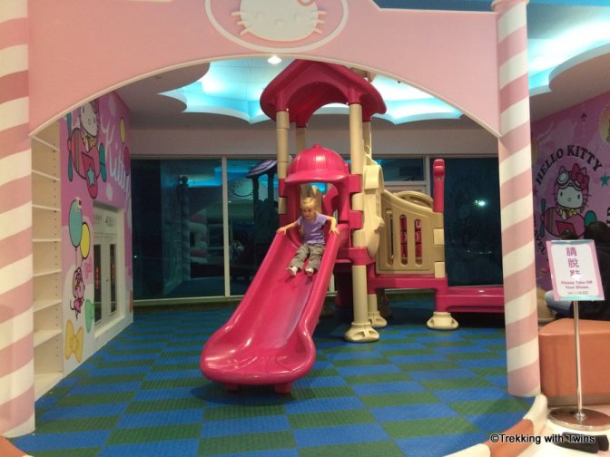 Playground at the Hello Kitty store in Taipei.