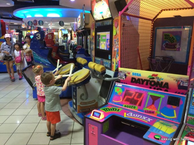 Cebu Ayala Mall Arcade | Trekking with Twins