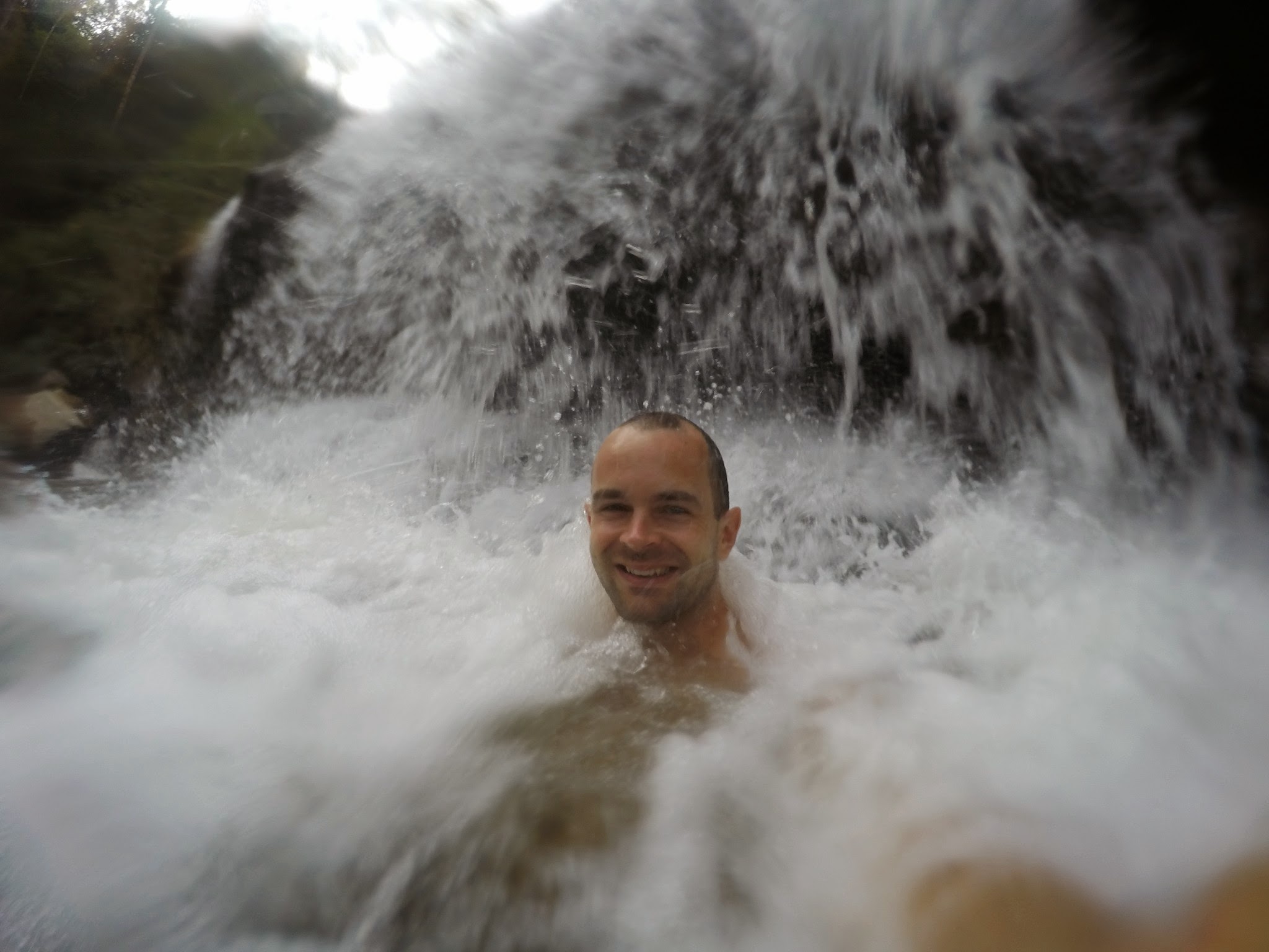 Mae Sa Waterfall on our day trip from Chiang Mai