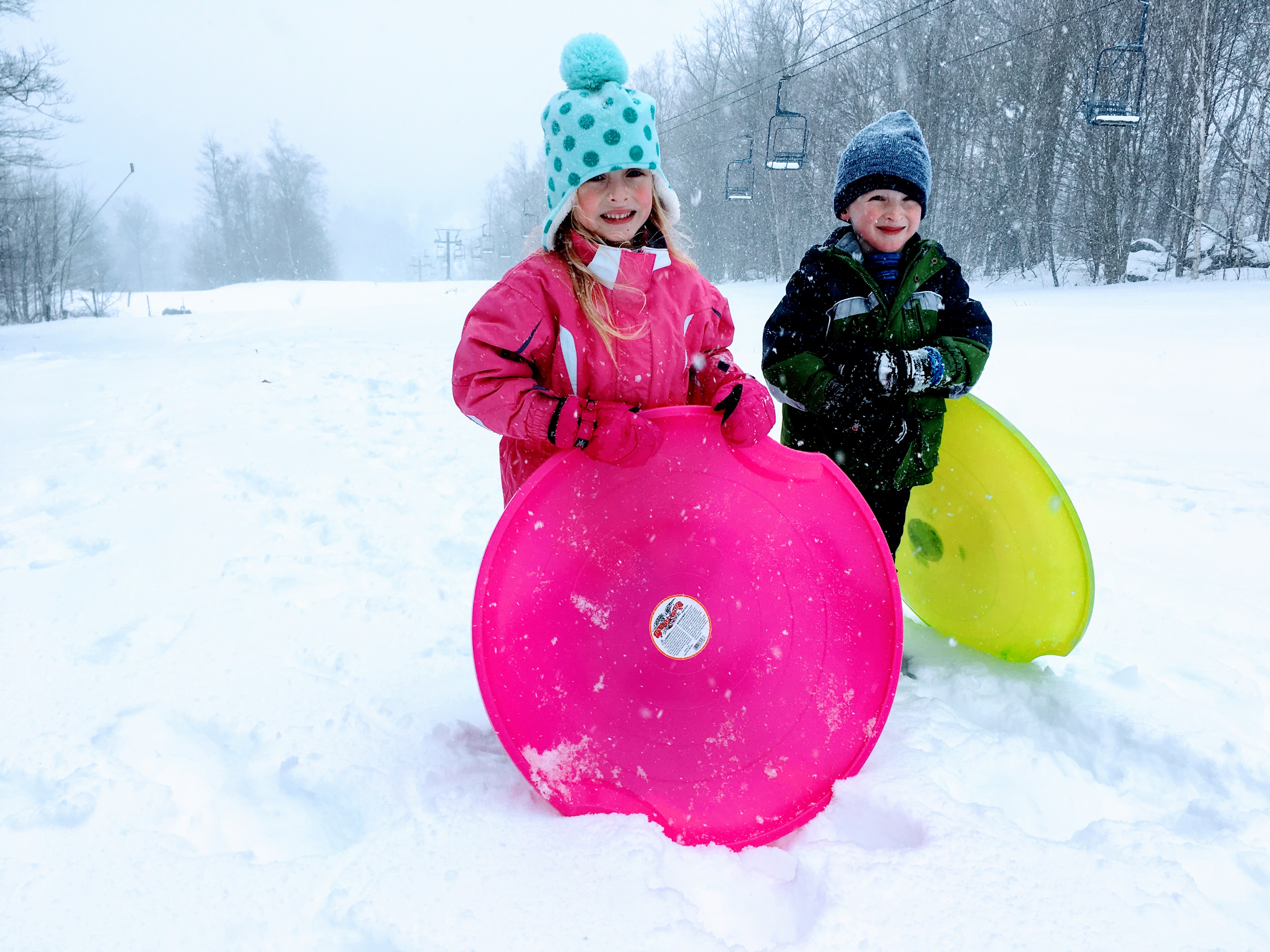 Smugglers' Notch Family Vacation - sledding