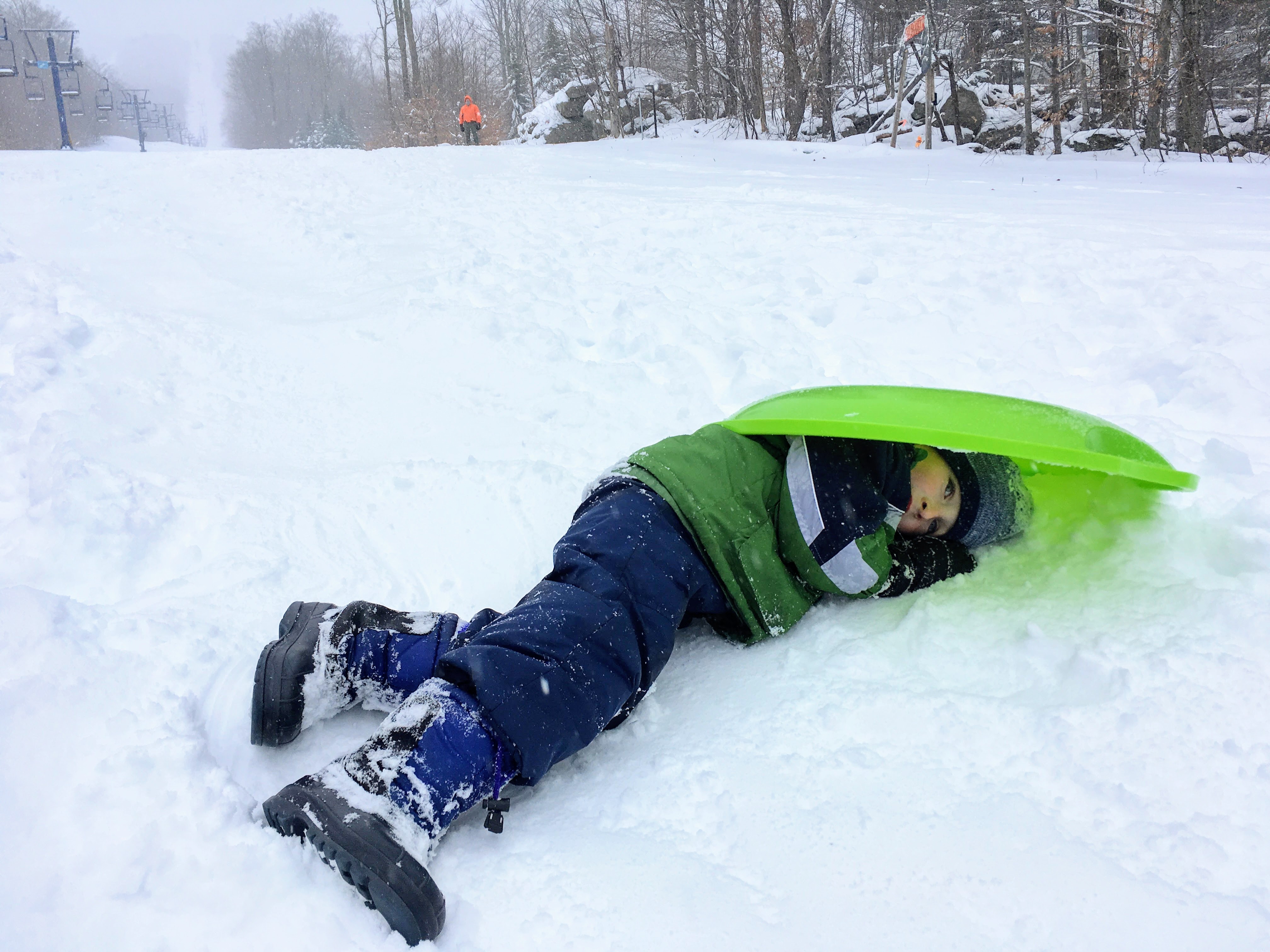 Smugglers' Notch Family Vacation - sledding